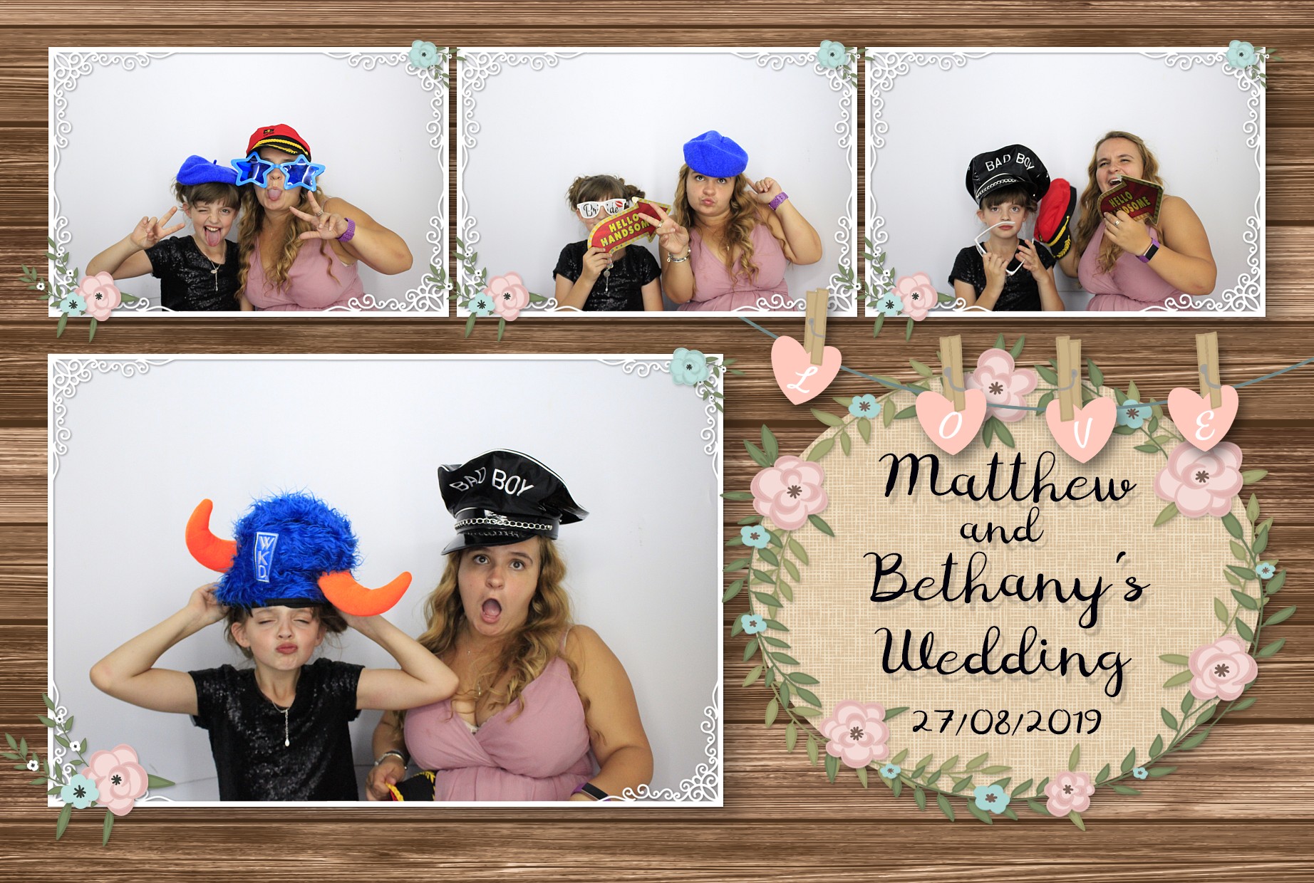 Matthew and Bethany’s Wedding | View more photos from the event at gallery.myphotoboothexperience.co.uk/u/MyPhotoBoothExperienceLtd/Matthew-and-Bethany’s-Wedding